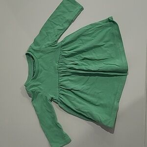 First Impression baby girl 3-6 month green long sleeve shirt